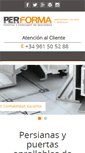 Mobile Screenshot of performaseguridad.com